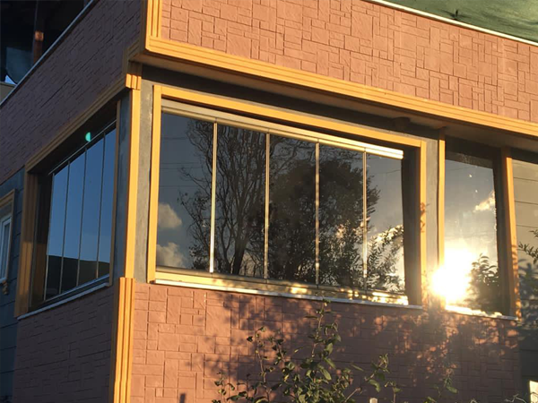 Katlanır cam balkon uygulaması 2